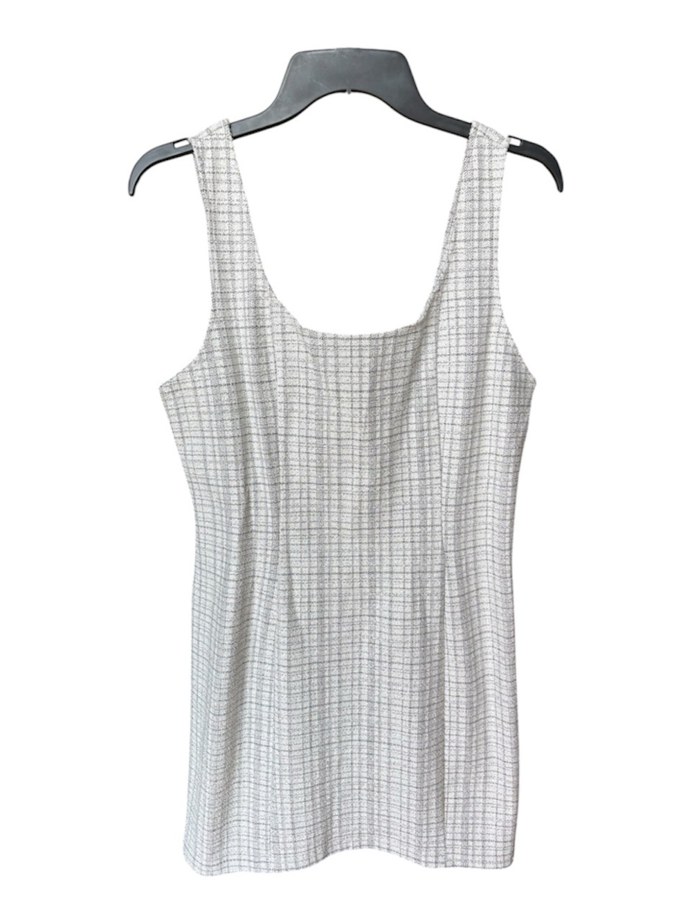 SHEIN Gray Strapless Knit Tube Dress